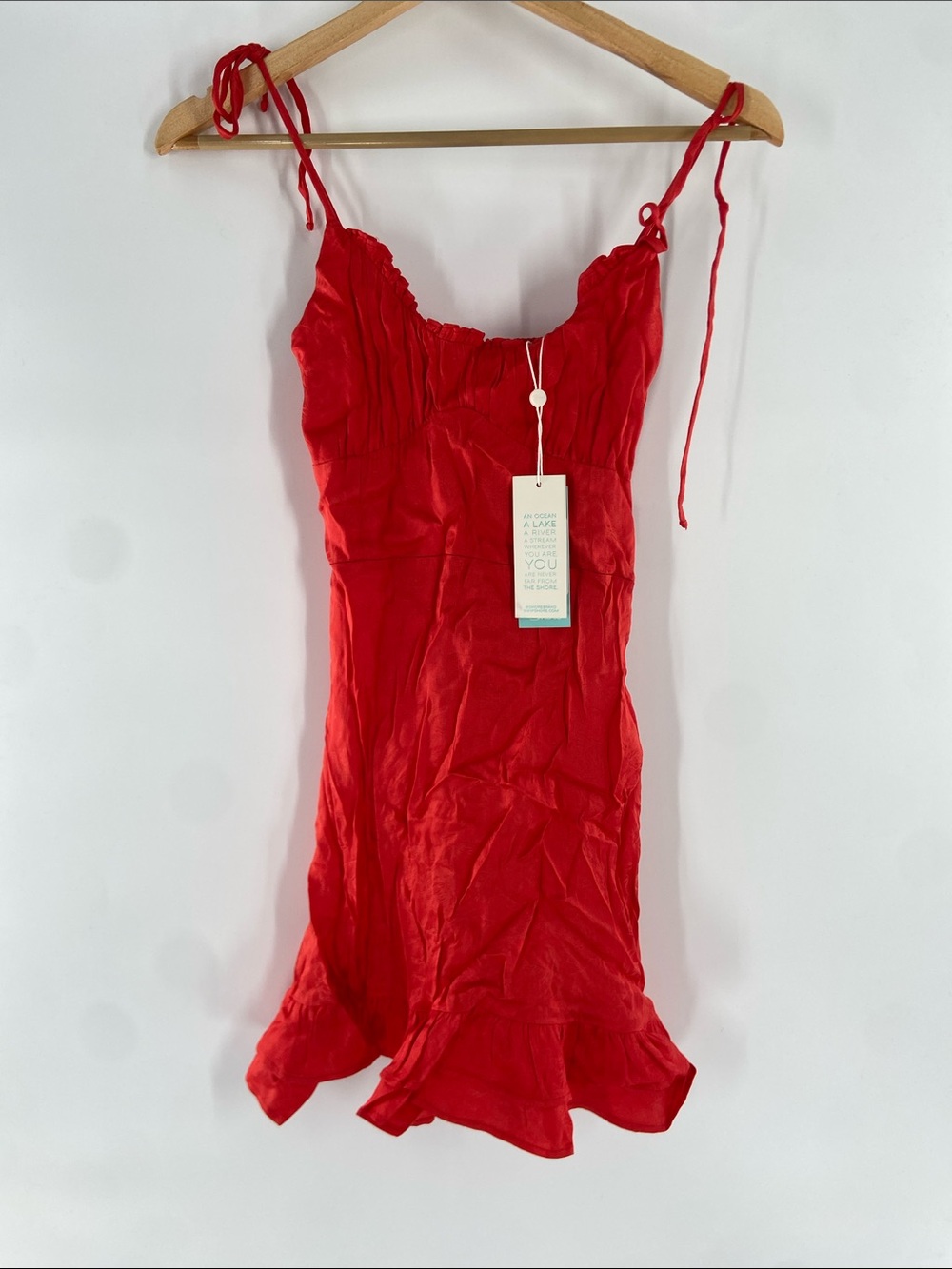 Shore Red/Rosey Jacquard Mini Sicily Dress Size XS NWT